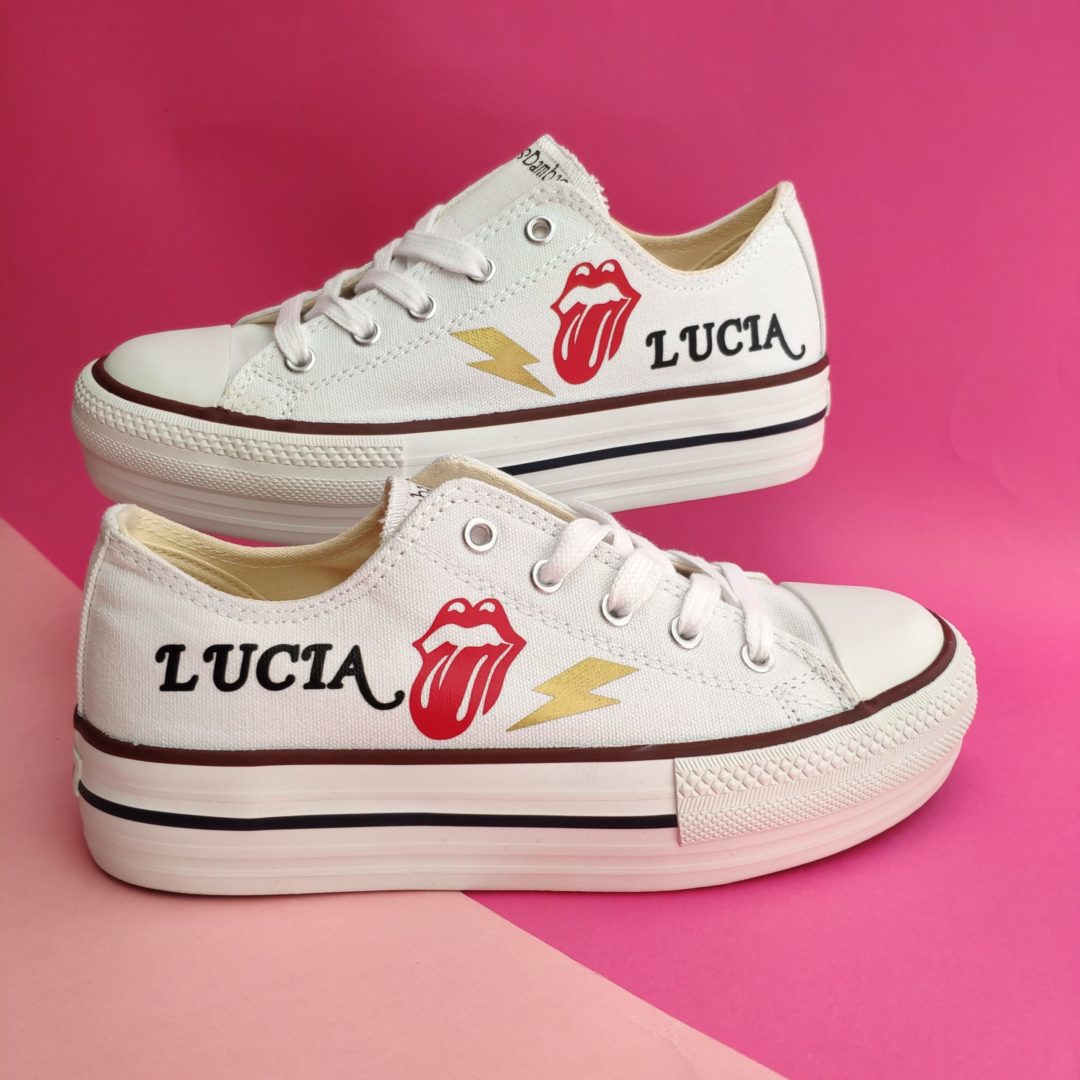 Zapatillas personalizadas Rolling Stones